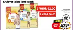 Kruidvat Kruidvat luiers jumbo pack aanbieding