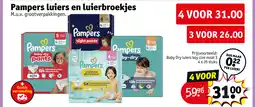 Kruidvat Pampers luiers en luierbroekjes aanbieding