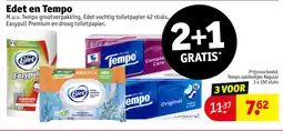 Kruidvat Edet en Tempo aanbieding