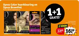 Kruidvat Syoss color haarkleuring en syoss browtint aanbieding