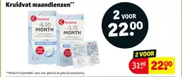 Kruidvat Kruidvat maandlenzen aanbieding