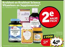 Kruidvat Kruidvat en kruidvat science vitaminen en supplementen aanbieding