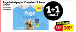 Kruidvat Page toiletpapier compleet schoon aanbieding