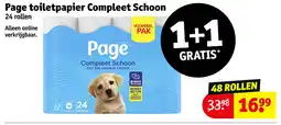 Kruidvat Page Toiletpapier Compleet Schoon aanbieding