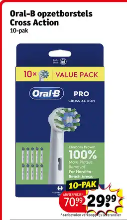 Kruidvat Oral-B opzetborstels Cross Action aanbieding