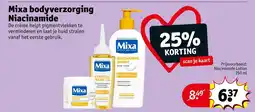 Kruidvat Mixa bodyverzorging Niacinamide aanbieding