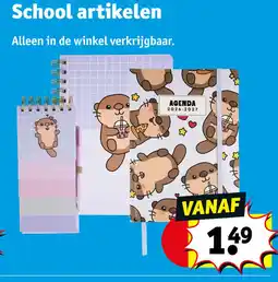 Kruidvat School artikelen aanbieding