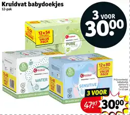 Kruidvat Kruidvat babydoekjes aanbieding