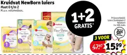 Kruidvat Kruidvat newborn luiers aanbieding