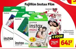 Kruidvat Fujifilm Instax Film aanbieding