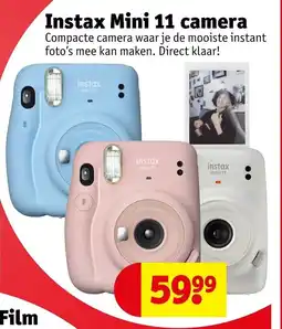Kruidvat Instax Mini 11 Camera aanbieding