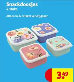 Kruidvat Snackdoosjes aanbieding