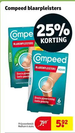 Kruidvat Compeed blaarpleisters aanbieding
