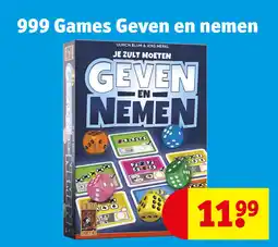 Kruidvat 999 Games Geven en nemen aanbieding
