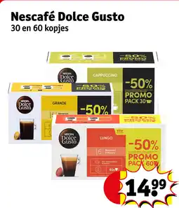 Kruidvat Nescafé dolce gusto aanbieding