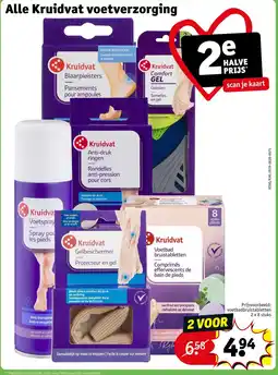 Kruidvat Alle Kruidvat voetverzorging aanbieding