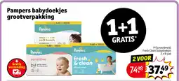 Kruidvat Pampers babydoekjes grootverpakking aanbieding