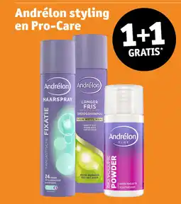 Kruidvat Andrélon styling en pro-care aanbieding