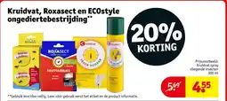 Kruidvat Kruidvat, roxasect en ecostyle ongediertebestrijding aanbieding