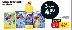 Kruidvat Glorix toiletblok en bleek aanbieding