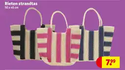 Kruidvat Rieten strandtas aanbieding