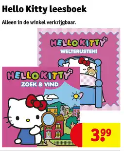 Kruidvat Hello kitty leesboek aanbieding