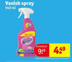 Kruidvat Vanish spray aanbieding