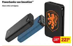Kruidvat Powerbanks van Imoshion aanbieding