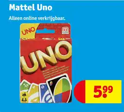 Kruidvat Mattel Uno aanbieding