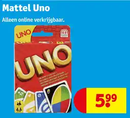 Kruidvat Mattel Uno aanbieding