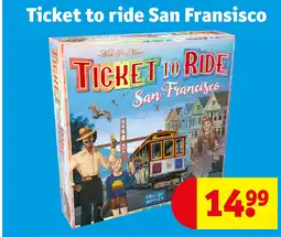 Kruidvat Ticket to ride San Fransisco aanbieding