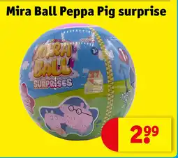 Kruidvat Mira ball peppa pig surprise aanbieding