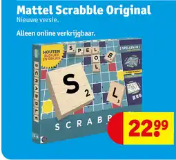 Kruidvat Mattel Scrabble Original aanbieding