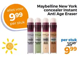 Trekpleister Maybelline new york concealer instant anti age eraser aanbieding