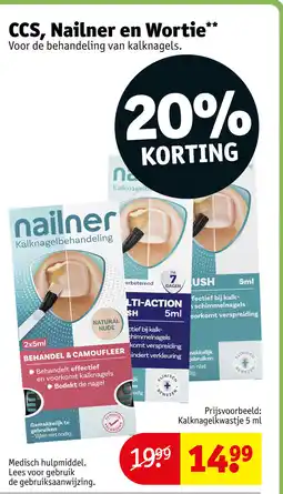 Kruidvat Ccs, nailner en wortie aanbieding
