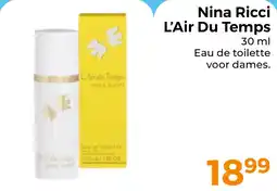 Trekpleister Nina ricci l'air du temps aanbieding