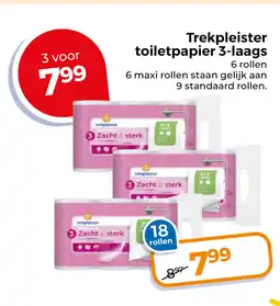 Trekpleister Trekpleister toiletpapier 3-laags aanbieding
