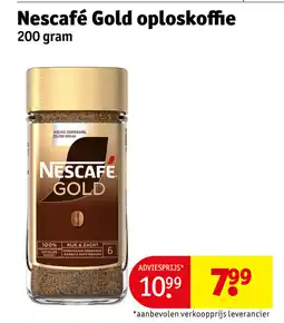 Kruidvat Nescafé gold oploskoffie aanbieding