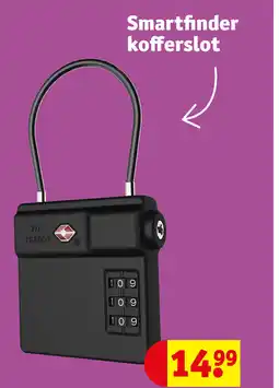 Kruidvat Smartfinder kofferslot aanbieding