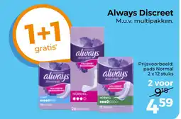 Trekpleister Always discreet aanbieding