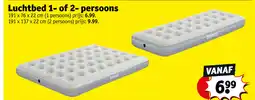 Kruidvat Luchtbed 1- of 2- persoons aanbieding