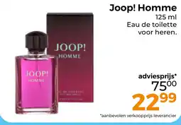 Trekpleister Joop! Homme aanbieding