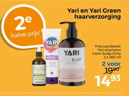 Trekpleister Yari en yari green haarverzorging aanbieding