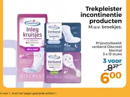 Trekpleister Trekpleister incontinentie producten aanbieding