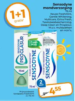 Trekpleister Sensodyne mondverzorging aanbieding