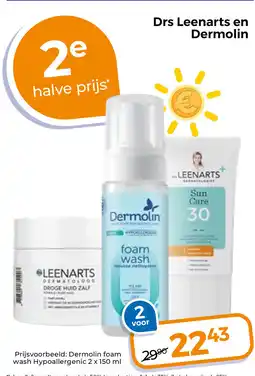 Trekpleister Drs leenarts en dermolin aanbieding