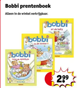 Kruidvat Bobbi Prentenboek aanbieding