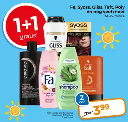 Trekpleister Fa, Syoss, Gliss, Taft, Poly en nog veel meer aanbieding