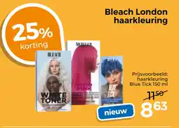 Trekpleister Bleach london haarkleuring aanbieding