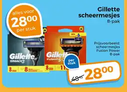 Trekpleister Gillette scheermesjes aanbieding